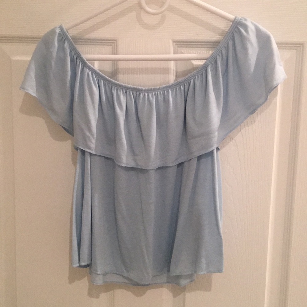 Off the shoulder crop top